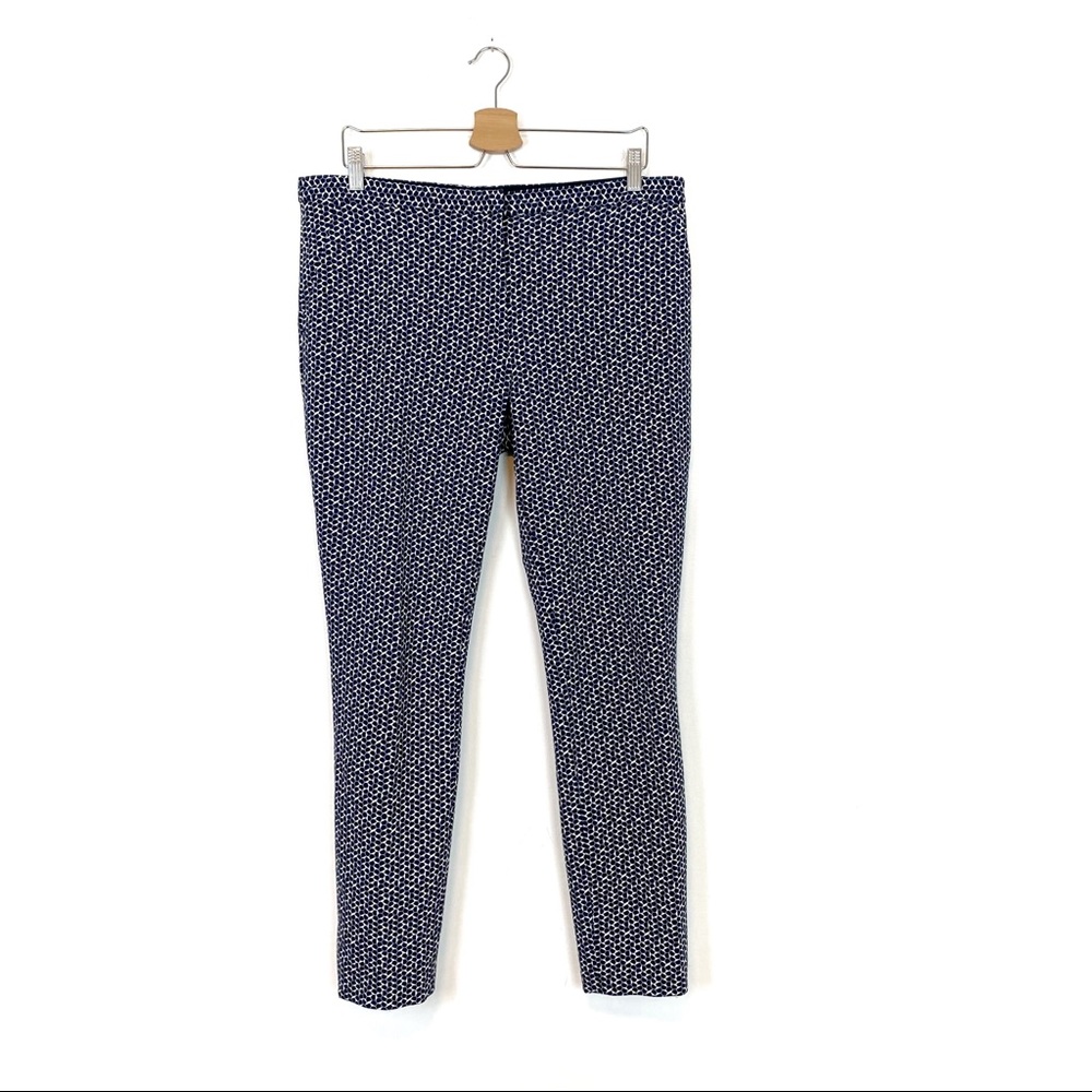 Tory Burch | Patterned Stretch Trouser Pants Size 12